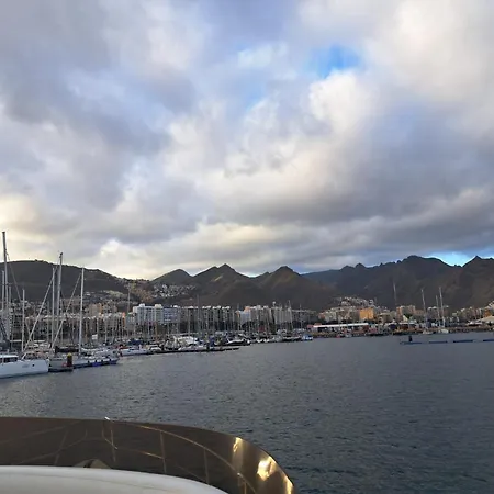 Luxury Yacht In Cruz Port Optional At Extra Cost Tour With Skipper & Stewardess, Cocktails, Food, Islandwide Pick-up And Return Santa Cruz de Tenerife